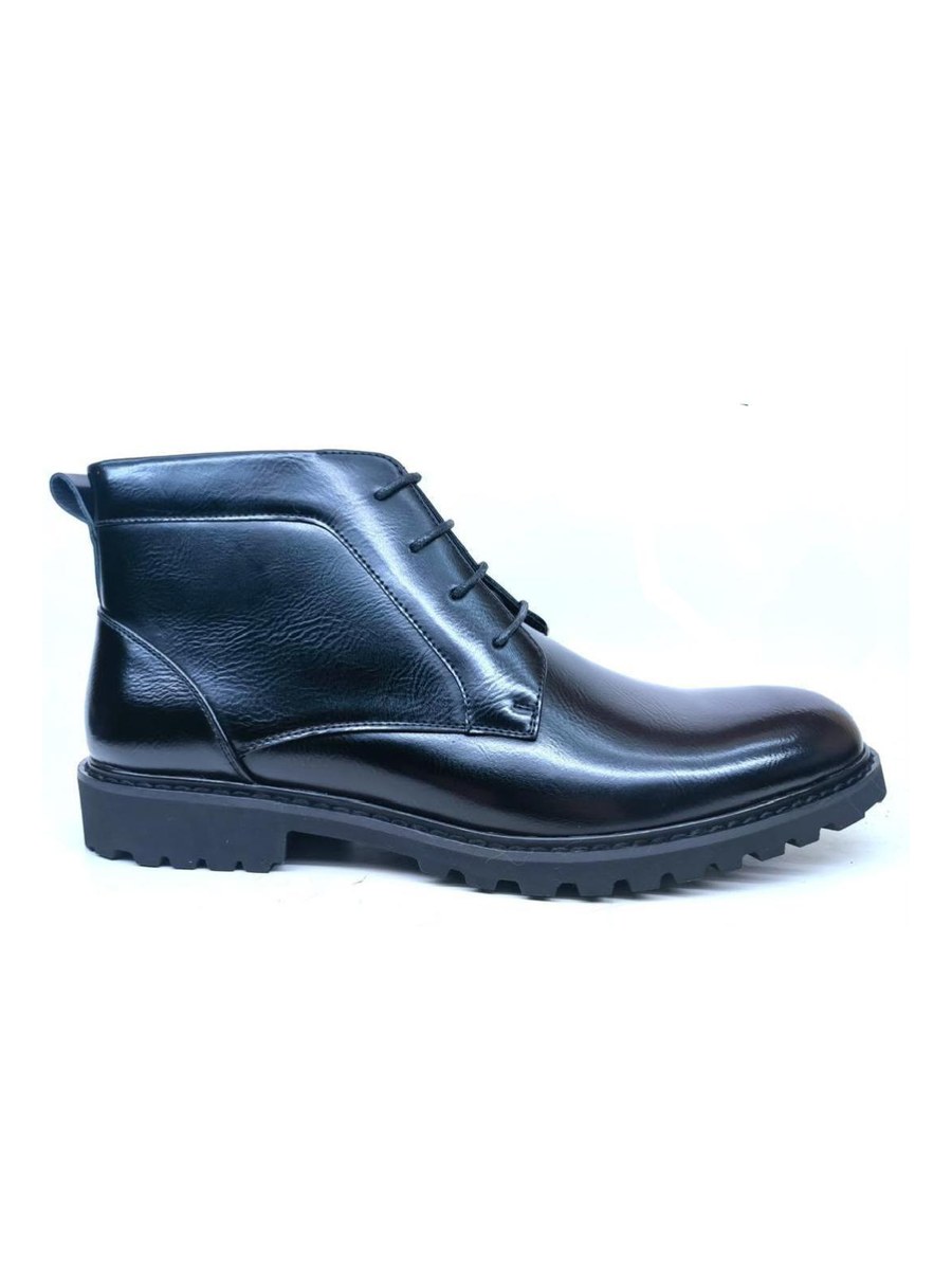 Black Lace Chukka Boot — Men Shoes at Owens International