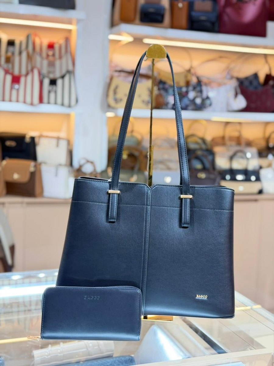 Black Tote & Wallet Set — Women Bags at Owens International