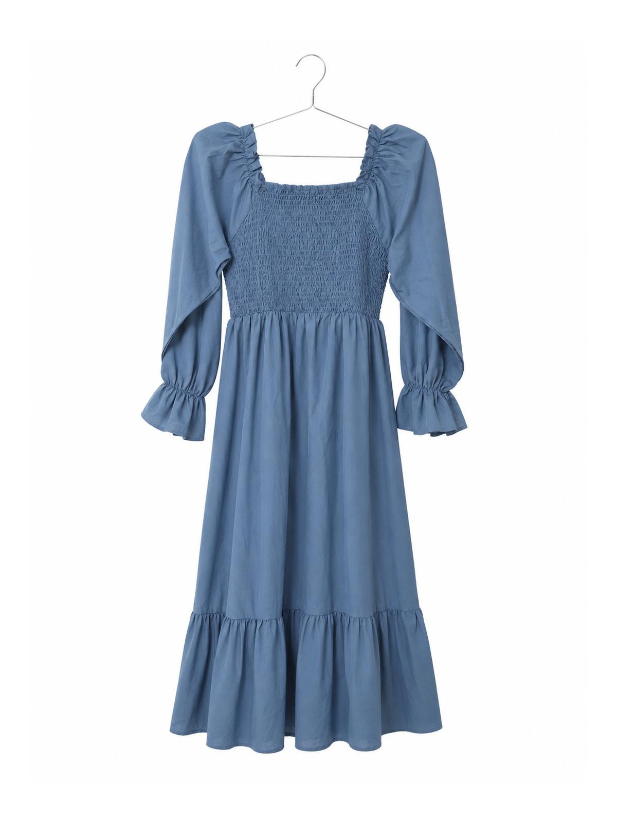 Blue Smocked Dress