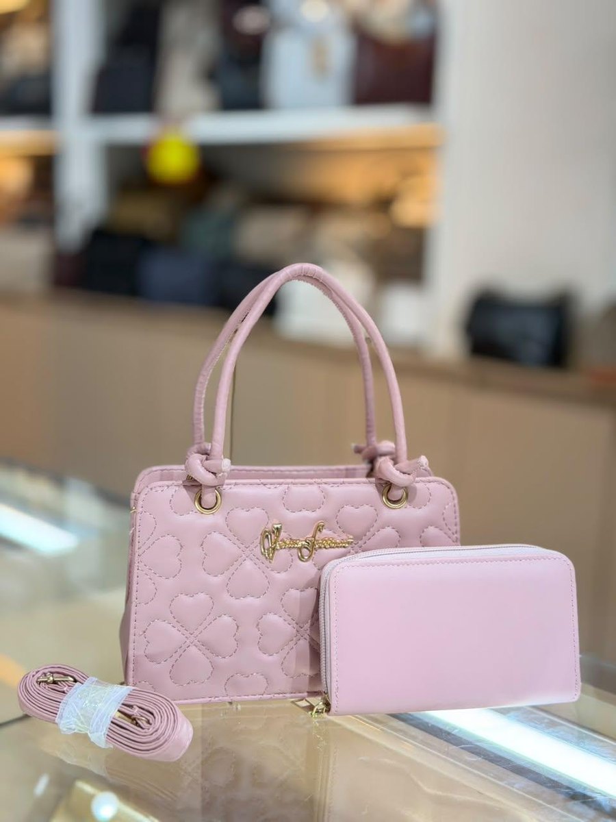 Blush Heart Mini Bag & Wallet — Women Bags at Owens International