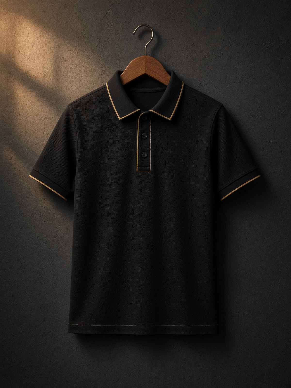 Boys Gold Trim Polo — Kids Clothes at Owens International