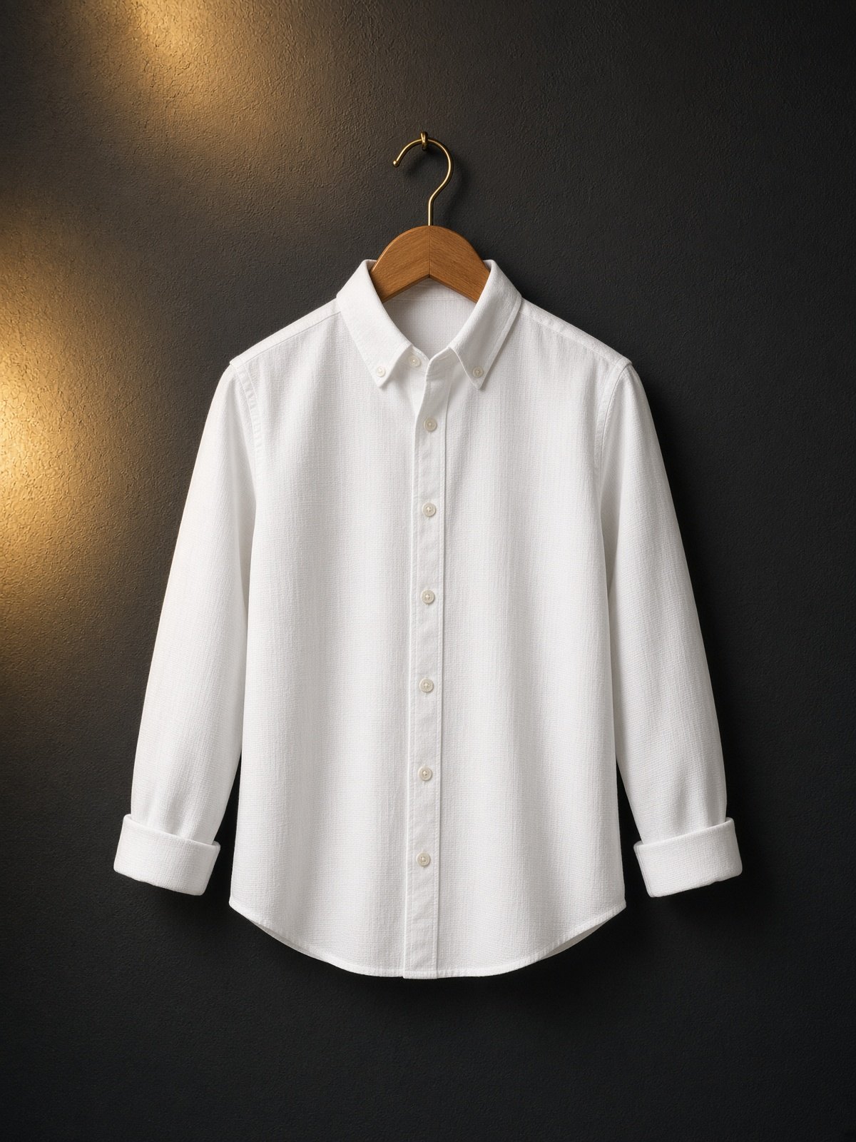 Boys White Oxford Shirt — Kids Clothes at Owens International