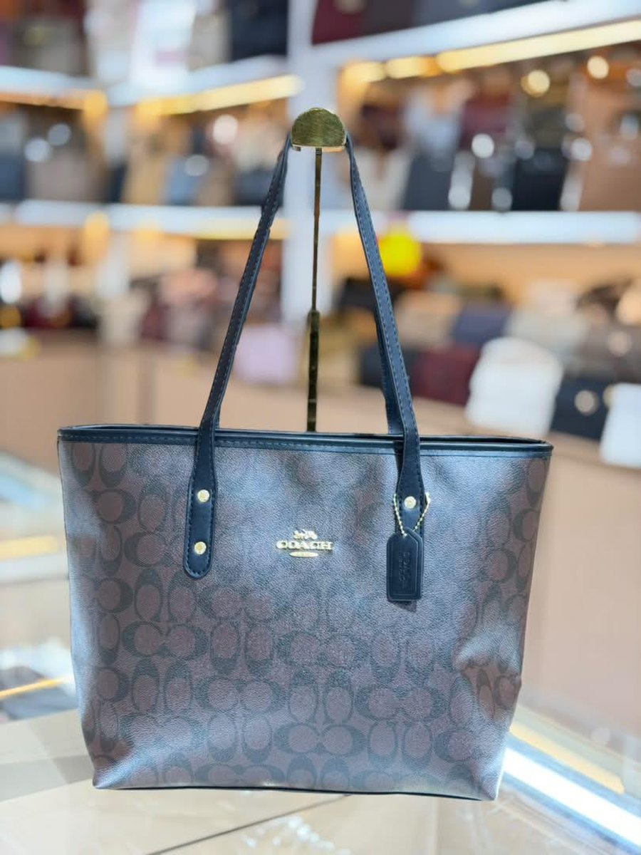 Brown Monogram Tote — Women Bags at Owens International