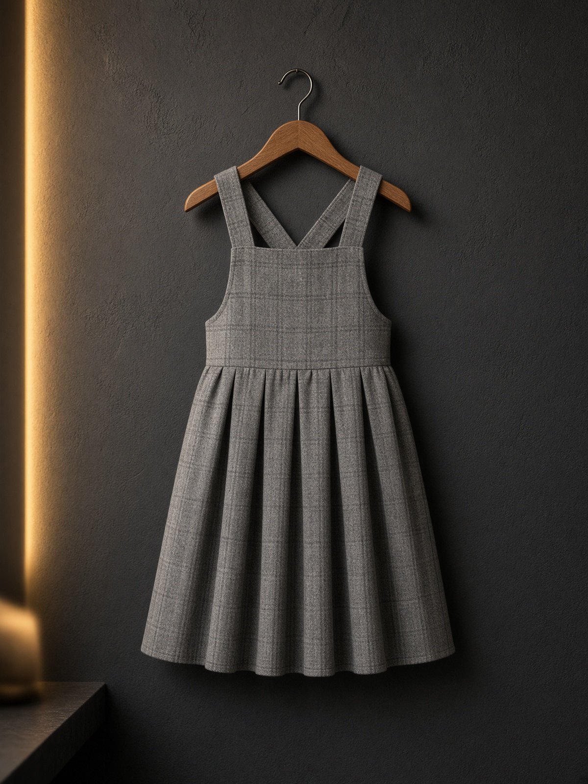 Girls Check Pinafore — Kids Clothes at Owens International