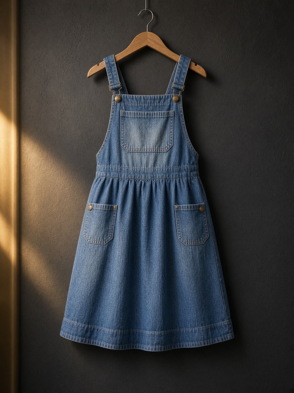 Girls Denim Dungaree Dress — Kids Clothes at Owens International