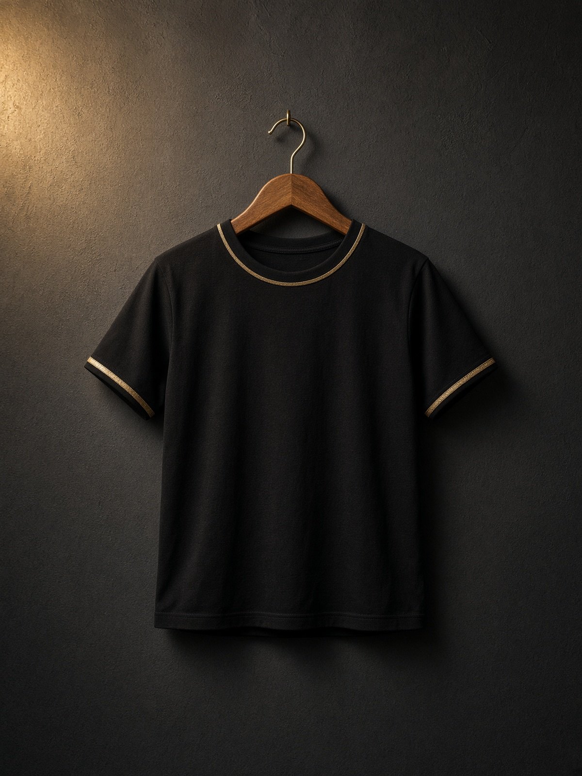 Girls Gold Trim Tee — Kids Clothes at Owens International