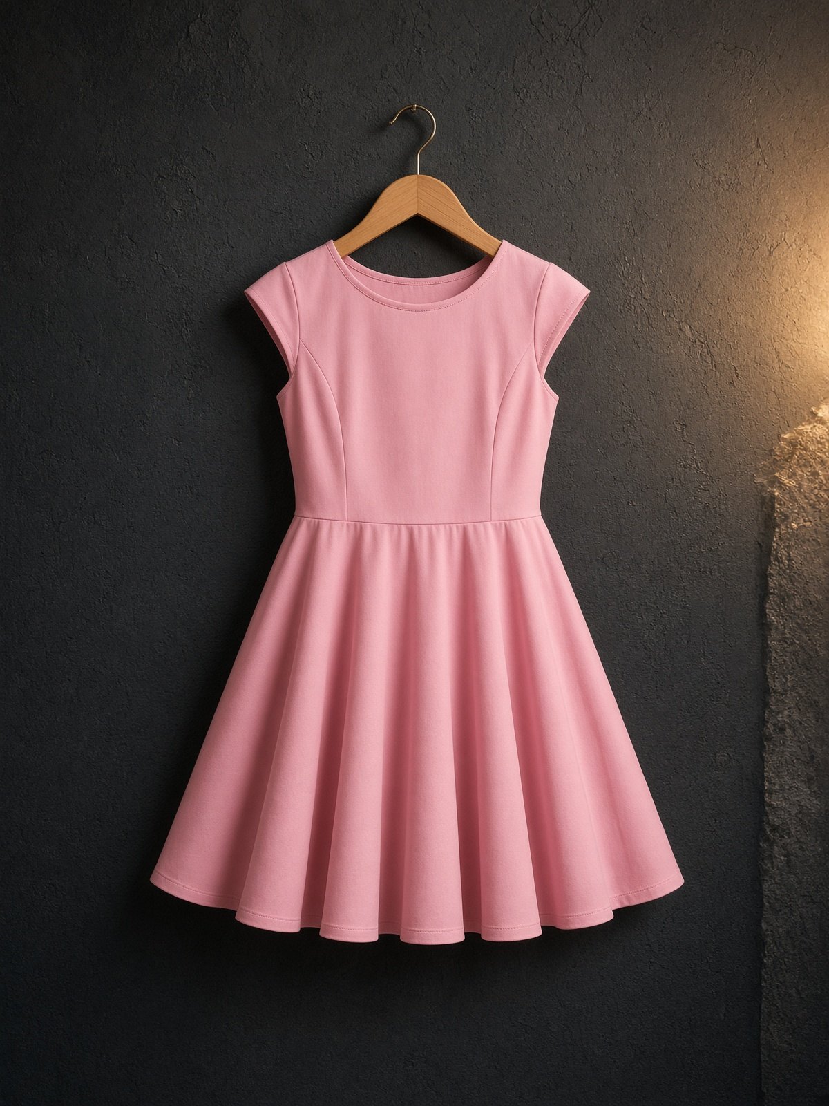 Girls Pink Skater Dress — Kids Clothes at Owens International