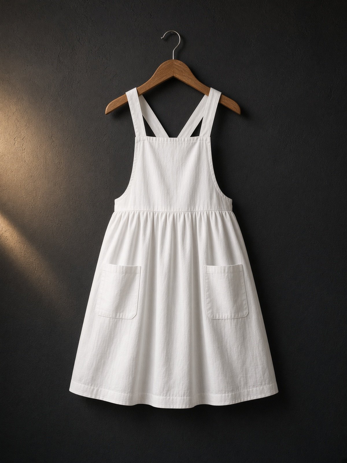 Girls White Pinafore — Kids Clothes at Owens International