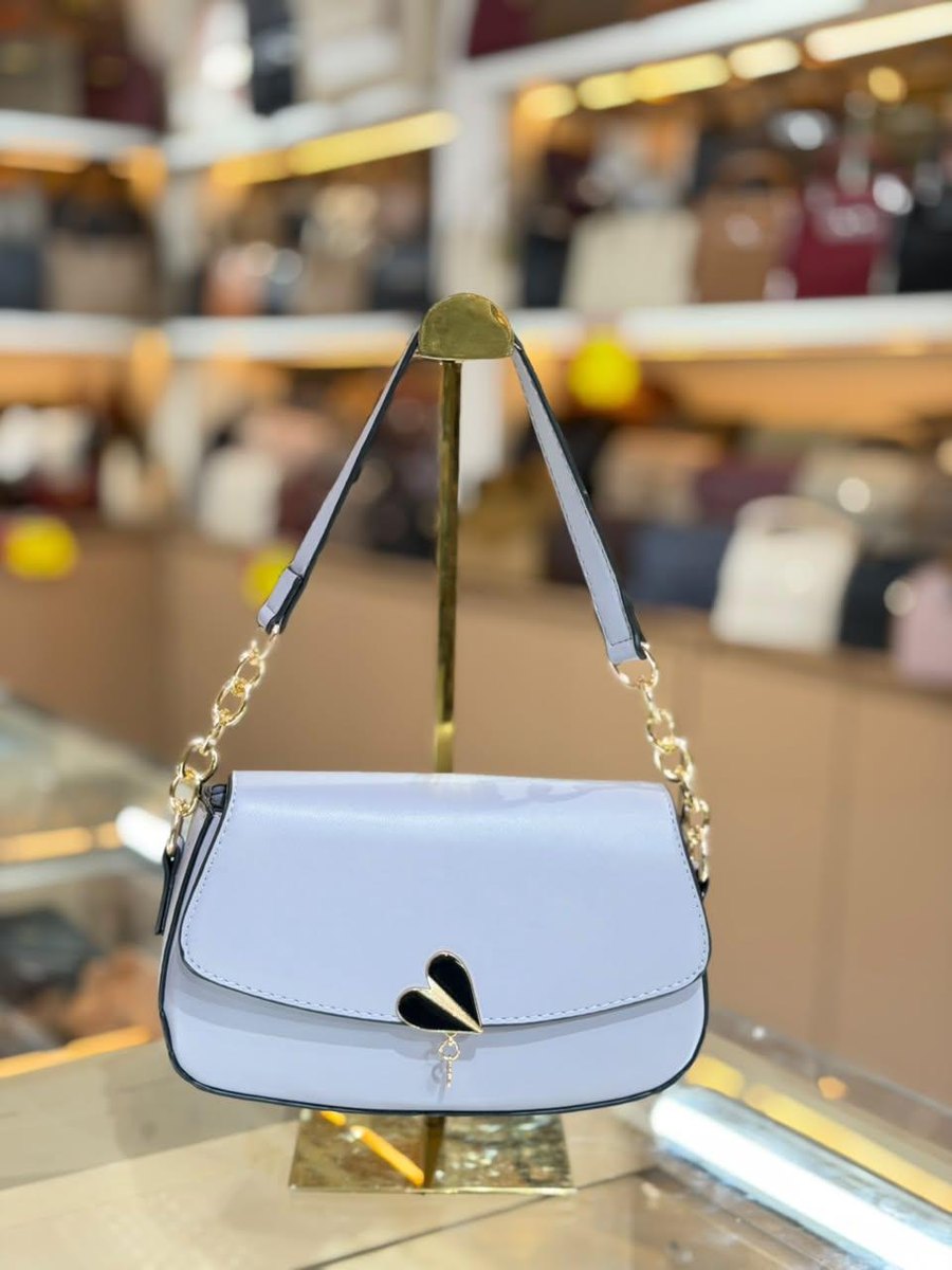Lilac Heart Shoulder Bag — Women Bags at Owens International