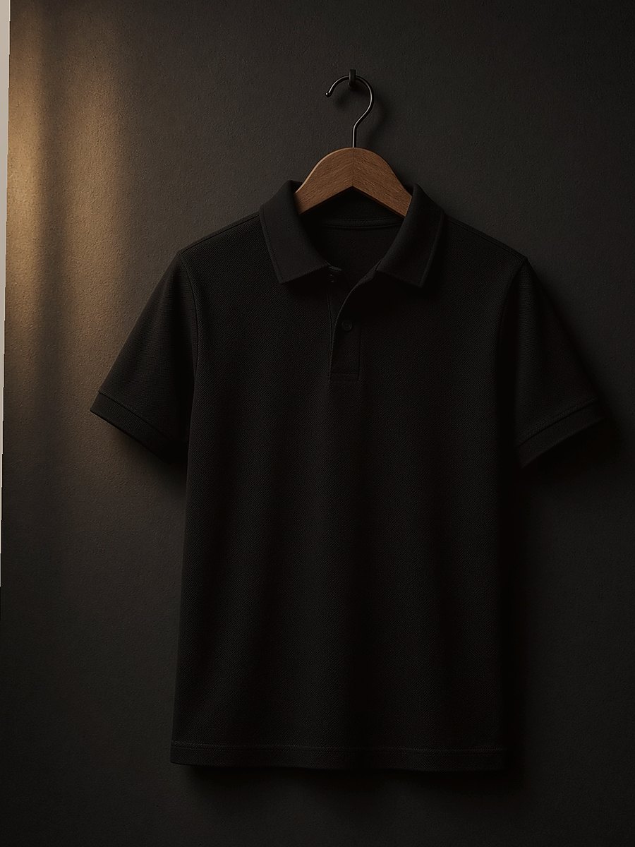 Men Black Polo — Men Clothes at Owens International