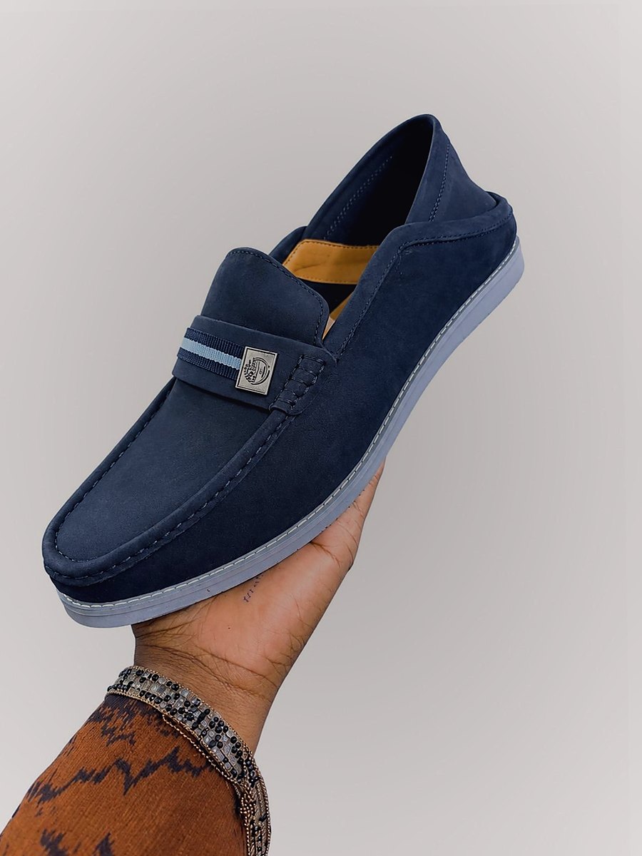 Men Navy Slip-Ons — Men Shoes at Owens International