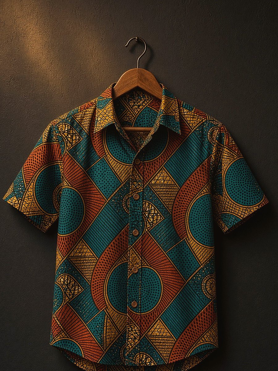 Men Kitenge Shirt — Men Clothes at Owens International