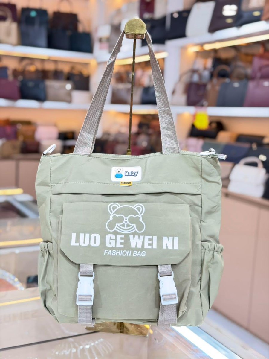 Sage Bear Tote — Women Bags at Owens International