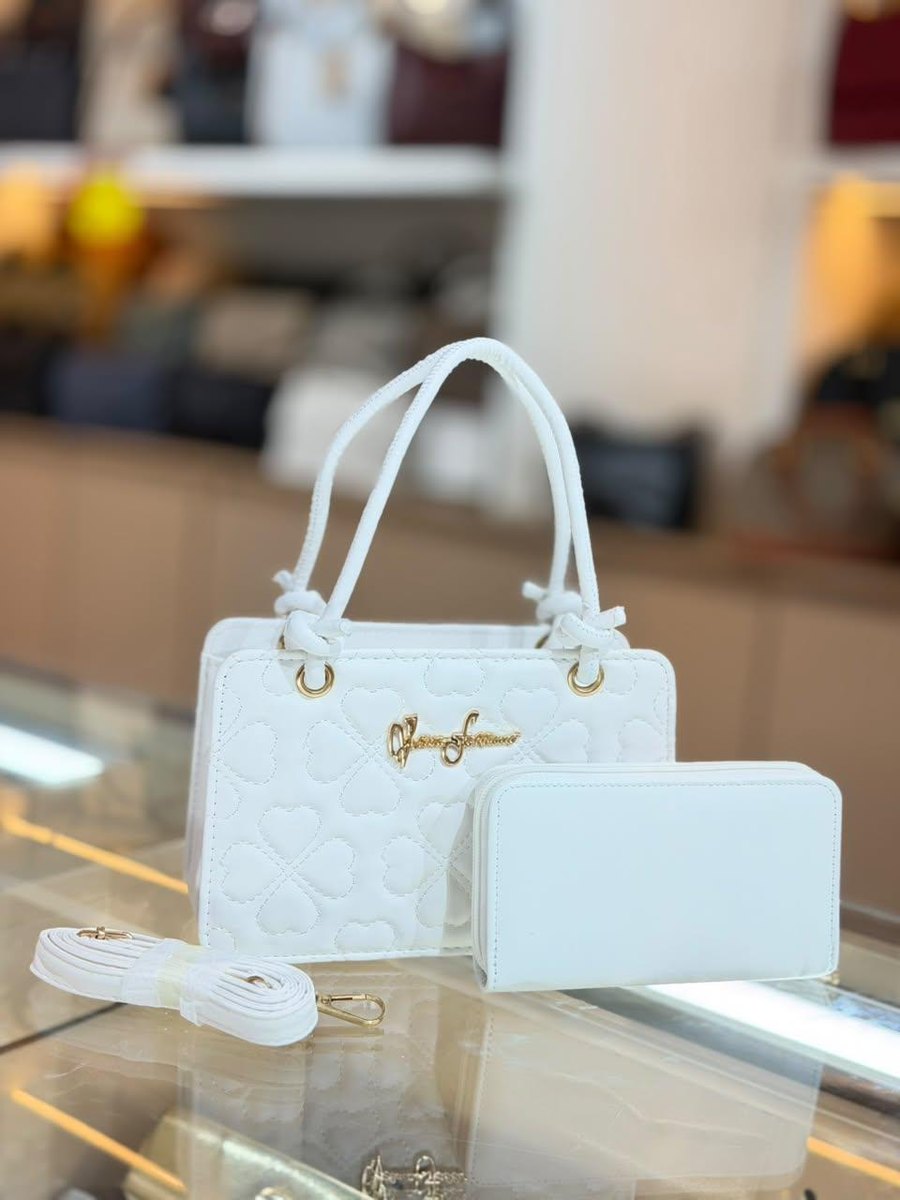 White Heart Mini Bag & Wallet — Women Bags at Owens International