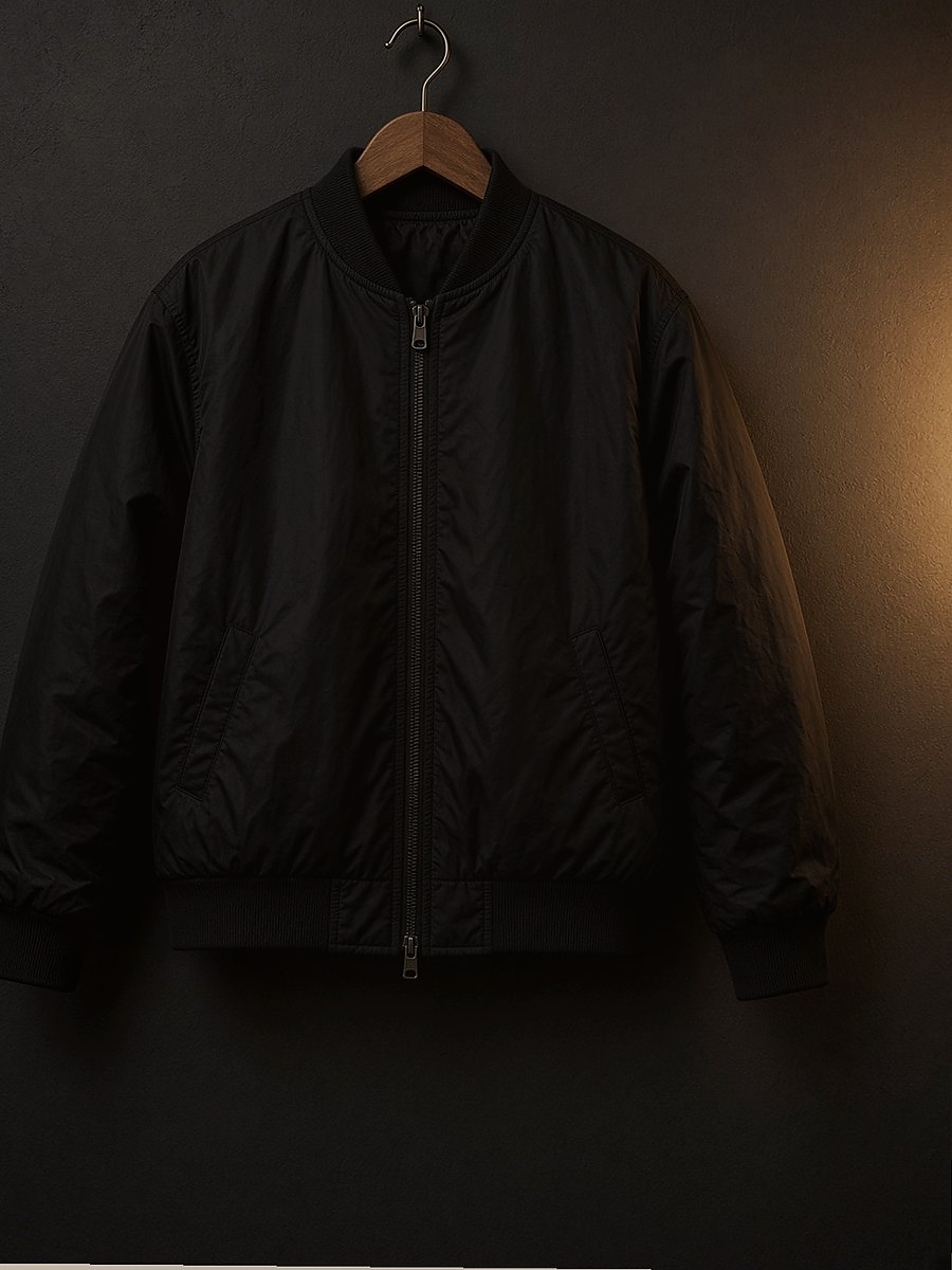 Women Black Bomber Jacket — Women Clothes at Owens International