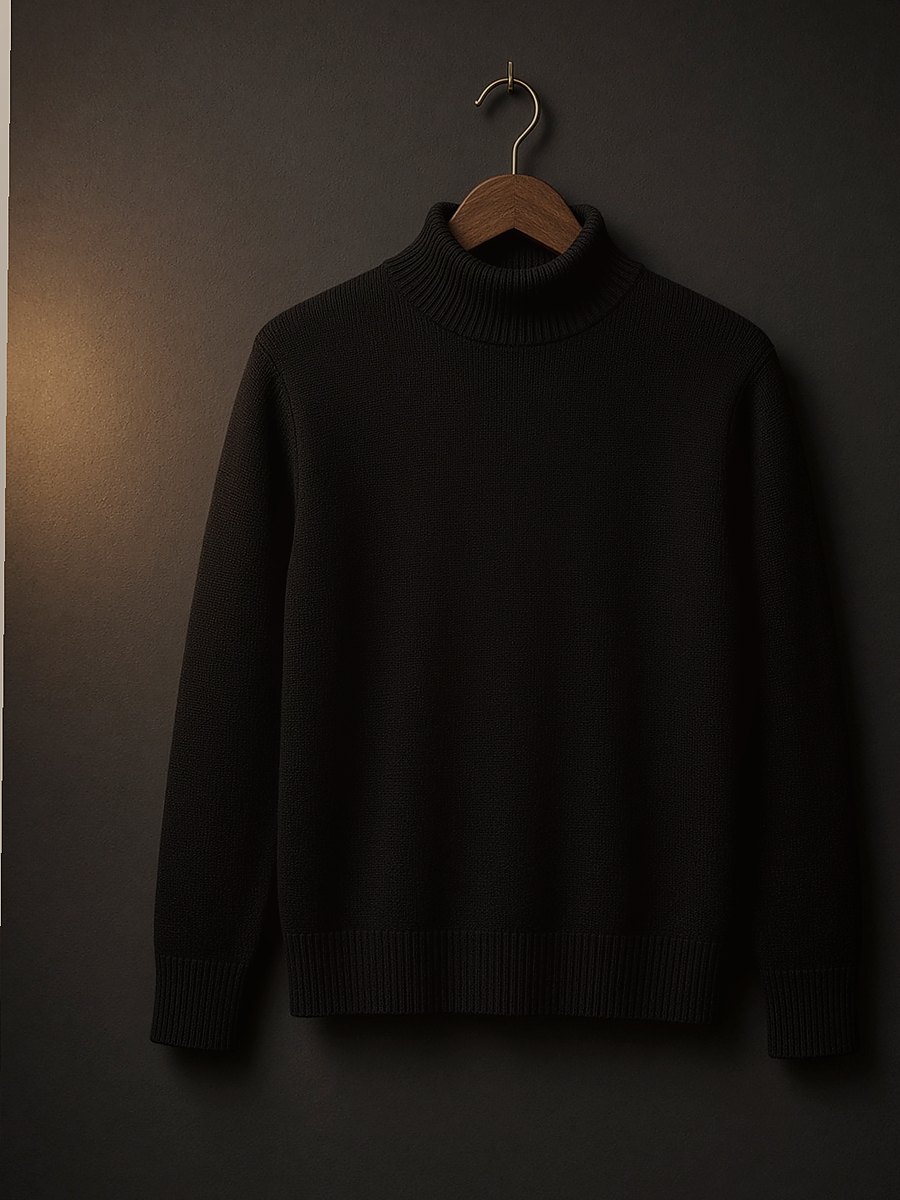 Women Black Turtleneck — Women Clothes at Owens International