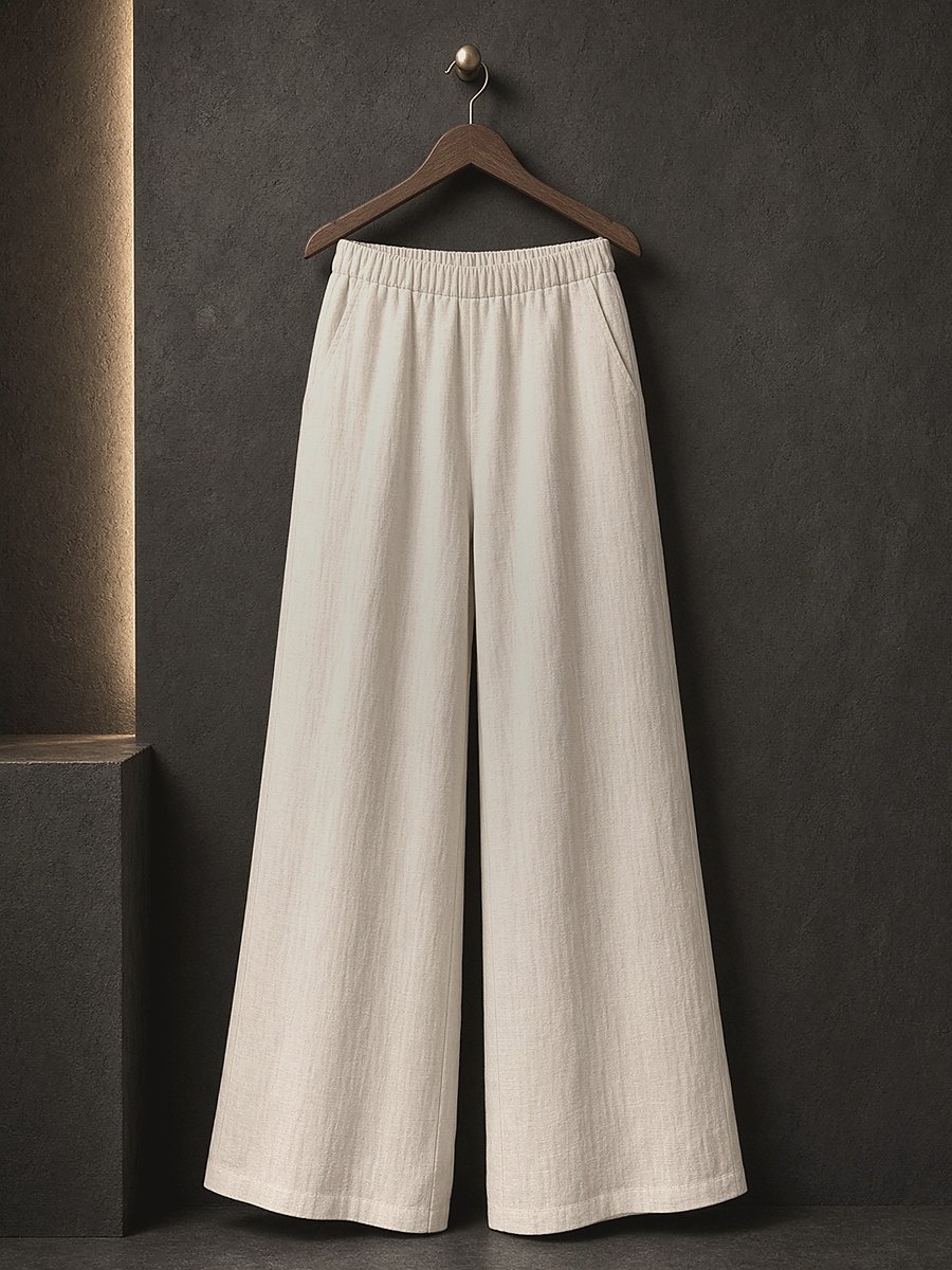Women White Wide Jeans — Women Clothes at Owens International